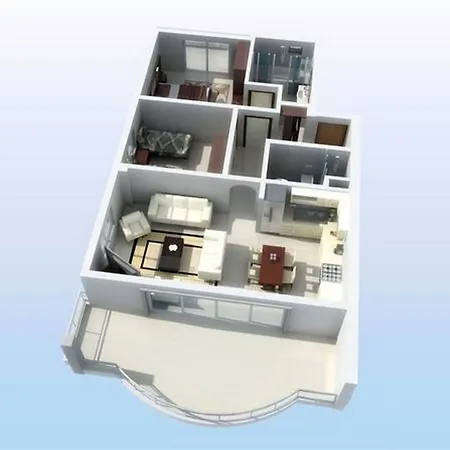 Mirage G 1 - Beautiful 2 Bedroomed Ground Floor Of Approx 1000 Sq Ft Apartment Side